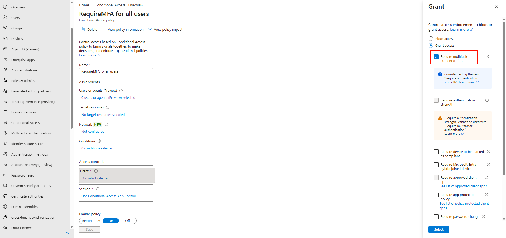 Windows Defender Firewall profiles enabled